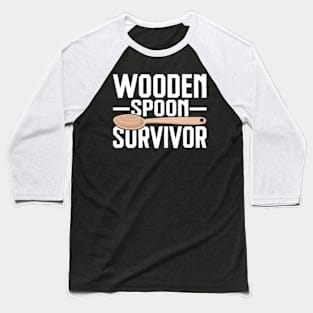 Wooden Spoon Survivor Baseball T-Shirt